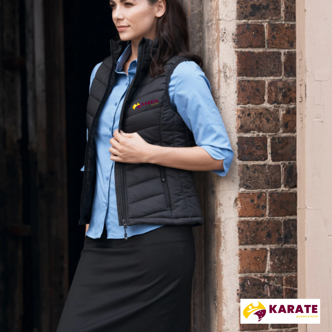 Women's Karate Queensland Puffer Vest